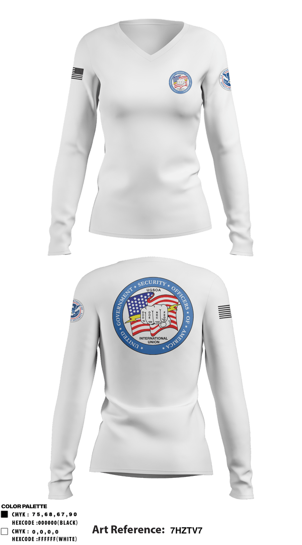 Women's Long Sleeve Vneck Shirt, , Police, Teamtime, Team time, sublimation, custom sports apparel, team uniforms, spirit wear, spiritwear, sports uniforms, custom shirts, team store, custom team store, fundraiser sports, apparel fundraiser