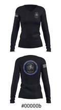 LMPD WELLNESS UNIT 57216807 Women's Long Sleeve V-neck Shirt - 7