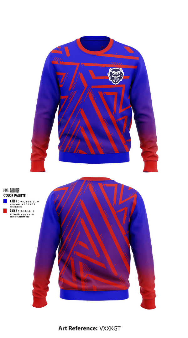 Crew Neck Sweatshirt, Devils Rejects, Men's Lacrosse, Teamtime, Team time, sublimation, custom sports apparel, team uniforms, spirit wear, spiritwear, sports uniforms, custom shirts, team store, custom team store, fundraiser sports, apparel fundraiser
