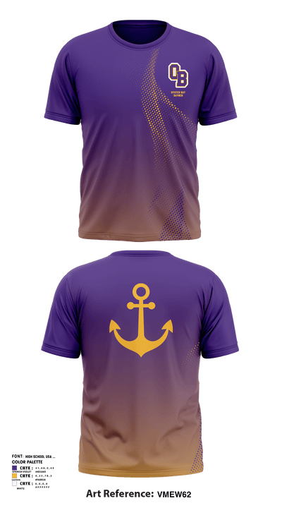 Oyster Bay Baymen 41346204 Short Sleeve Rash Guard Shirt - 1
