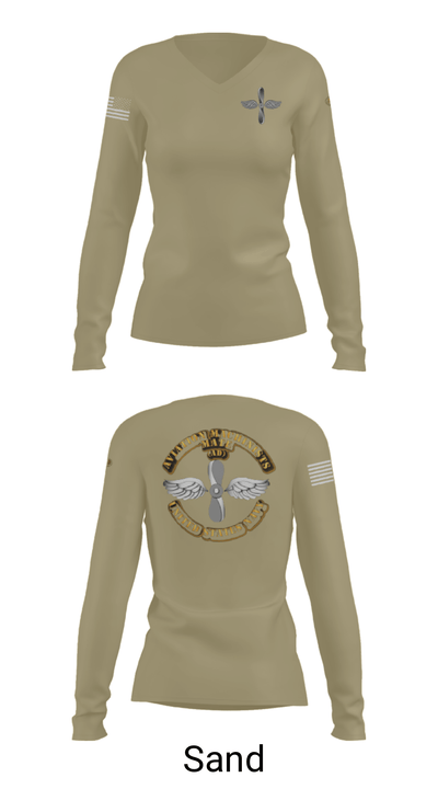 Mechs 6522870 Women's Long Sleeve V-neck Shirt - 42