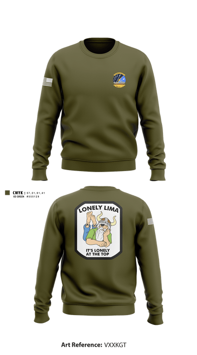 MACS-1 58706099 Crew Neck Sweatshirt - 1
