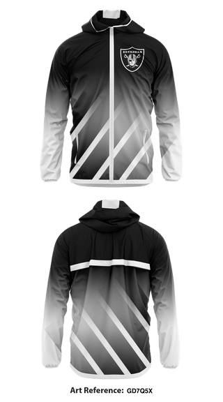 Windbreaker, Rotterdam pop Warner, Football, Teamtime, Team time, sublimation, custom sports apparel, team uniforms, spirit wear, spiritwear, sports uniforms, custom shirts, team store, custom team store, fundraiser sports, apparel fundraiser