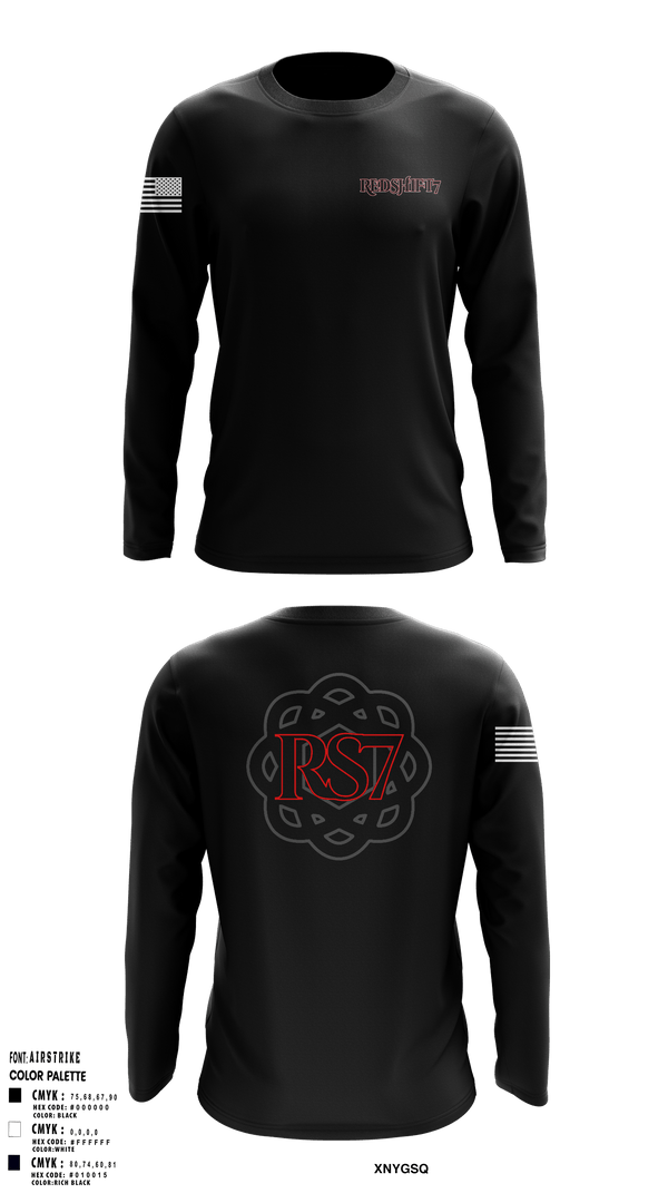 Long Sleeve Performance Shirt, Redshift7, Space Force, Teamtime, Team time, sublimation, custom sports apparel, team uniforms, spirit wear, spiritwear, sports uniforms, custom shirts, team store, custom team store, fundraiser sports, apparel fundraiser