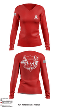 549th MWD DET 49192447 Women's Long Sleeve V-neck Shirt - 2