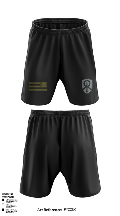 129th Heavy Transport Company 26902985 Athletic Shorts With Pockets - 1