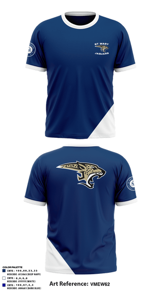 Short Sleeve Performance Shirt, St Mary Jaguars, Women's Basketball, Teamtime, Team time, sublimation, custom sports apparel, team uniforms, spirit wear, spiritwear, sports uniforms, custom shirts, team store, custom team store, fundraiser sports, apparel fundraiser