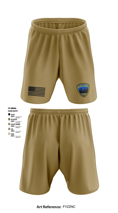 Crime Reduction Task Force 47911352 Athletic Shorts With Pockets - 3