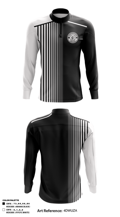 Uvalde High School Wrestling Team 20457756 Quarter Zip Jacket - 3