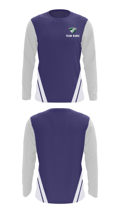 Westerly Bulldogs 34109331 Long Sleeve Performance Shirt - 27