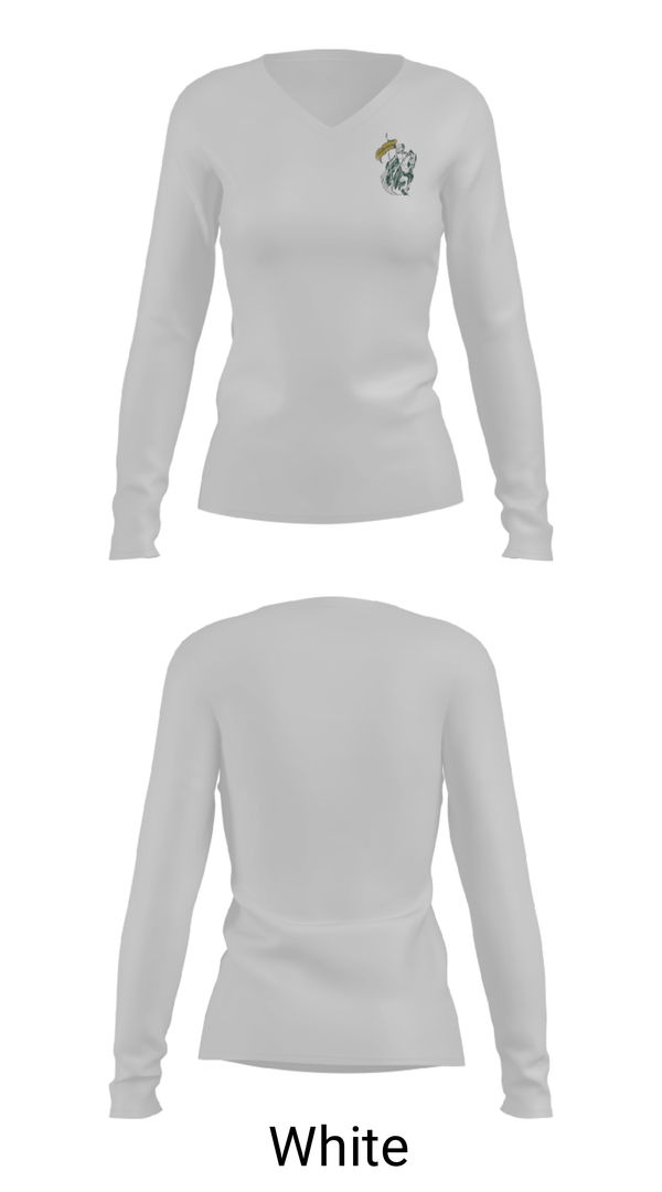Women's Long Sleeve Vneck Shirt, Muskegon Catholic Central High School Wrestling, Wrestling, Teamtime, Team time, sublimation, custom sports apparel, team uniforms, spirit wear, spiritwear, sports uniforms, custom shirts, team store, custom team store, fundraiser sports, apparel fundraiser