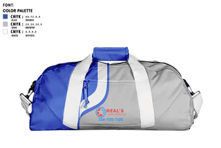 Duffle Bag, Neal's Lawn Service, , Teamtime, Team time, sublimation, custom sports apparel, team uniforms, spirit wear, spiritwear, sports uniforms, custom shirts, team store, custom team store, fundraiser sports, apparel fundraiser