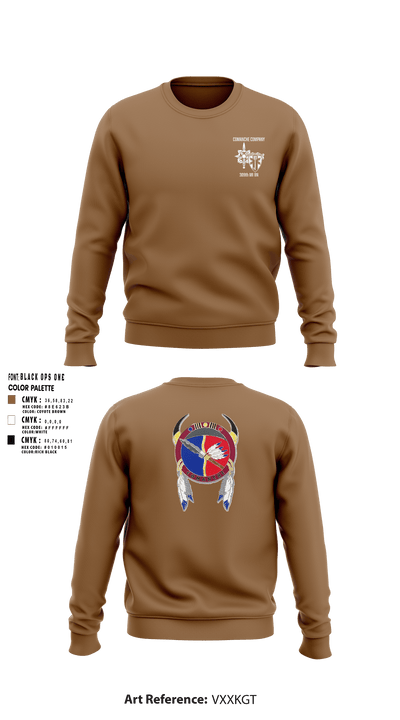 Comanche, 309th MI BN 43533231 Crew Neck Sweatshirt - 2
