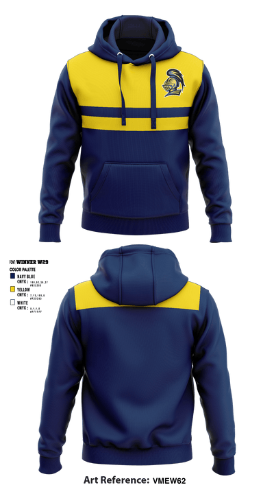 Lisbon Central High School Cheer 39151888 Hoodie - 1