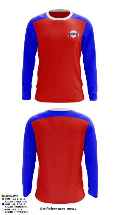 Sydney Sooners Baseball 54007476 Long Sleeve Performance Shirt - 1