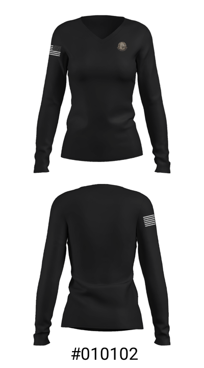 239th combat communications squadron 12104135 Women's Long Sleeve V-neck Shirt - 36