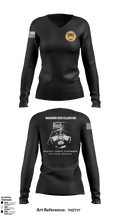 MSARNG OCS Class 66 93679555 Women's Long Sleeve V-neck Shirt - 54