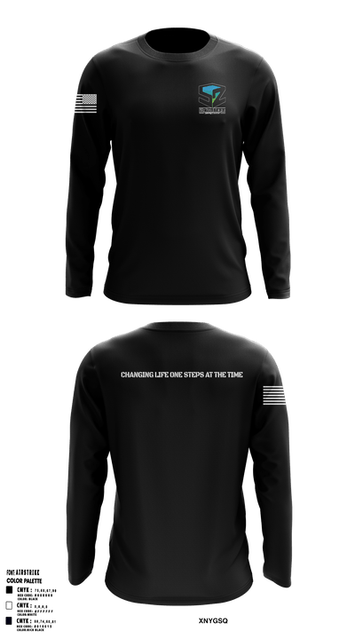52 steps learning center 30219525 Long Sleeve Performance Shirt - 1