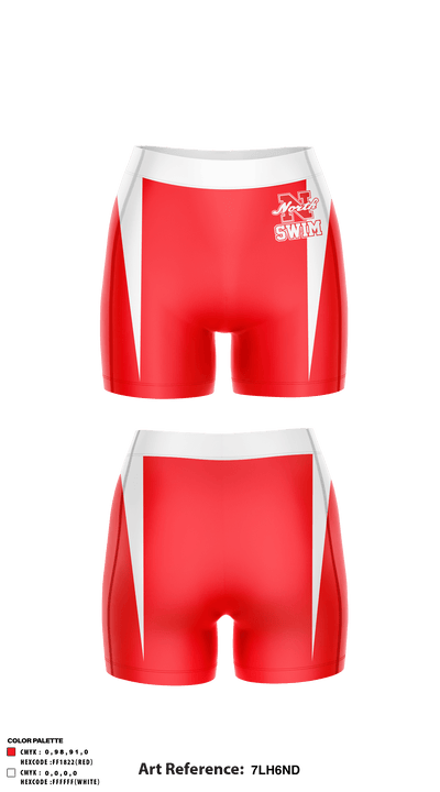 North Attleborough High School Swimming 66715277 Women's Compression Shorts - 52