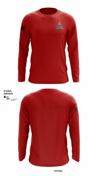 Long Sleeve Performance Shirt, CSC 1/32 Armor “Bandits”, , Teamtime, Team time, sublimation, custom sports apparel, team uniforms, spirit wear, spiritwear, sports uniforms, custom shirts, team store, custom team store, fundraiser sports, apparel fundraiser