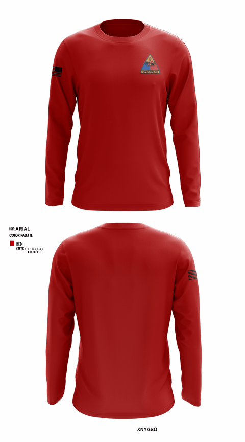 Long Sleeve Performance Shirt, CSC 1/32 Armor “Bandits”, , Teamtime, Team time, sublimation, custom sports apparel, team uniforms, spirit wear, spiritwear, sports uniforms, custom shirts, team store, custom team store, fundraiser sports, apparel fundraiser