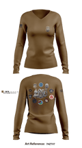 Carnage Co 2-108IN 24566913 Women's Long Sleeve V-neck Shirt - 2