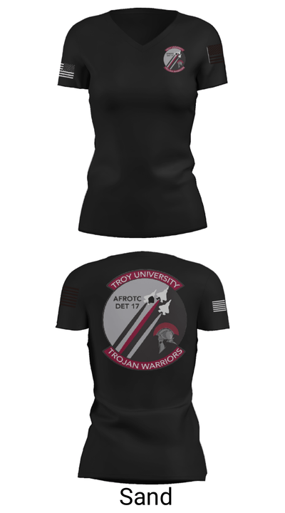 Detachment 017 95318088 Women's Short Sleeve V-neck Shirt - 24