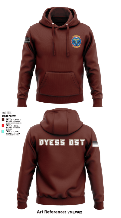 Dyess AFB Operational Support Team 10526750 Hoodie - 7