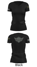 22 Halos 54349080 Women's Short Sleeve V-neck Shirt - 21