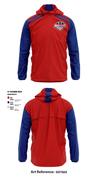 Windbreaker, Mass Elite Football, Football, Teamtime, Team time, sublimation, custom sports apparel, team uniforms, spirit wear, spiritwear, sports uniforms, custom shirts, team store, custom team store, fundraiser sports, apparel fundraiser