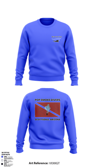 Crew Neck Sweatshirt, Pop Smoke Scuba, Swimming, Teamtime, Team time, sublimation, custom sports apparel, team uniforms, spirit wear, spiritwear, sports uniforms, custom shirts, team store, custom team store, fundraiser sports, apparel fundraiser