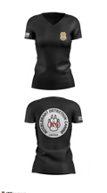 Stafford County Fire Marshal's Office 91983739 Women's Short Sleeve V-neck Shirt - 1