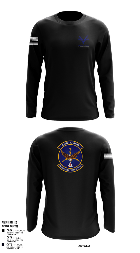 Long Sleeve Performance Shirt, Clearwater Composite Squadron, Air Force, Teamtime, Team time, sublimation, custom sports apparel, team uniforms, spirit wear, spiritwear, sports uniforms, custom shirts, team store, custom team store, fundraiser sports, apparel fundraiser