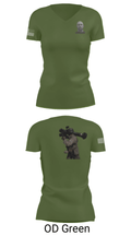 B-Troop 1/11 ACR 72501441 Women's Short Sleeve V-neck Shirt - 28
