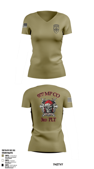 Women's Short Sleeve Vneck Shirt, , Army, Teamtime, Team time, sublimation, custom sports apparel, team uniforms, spirit wear, spiritwear, sports uniforms, custom shirts, team store, custom team store, fundraiser sports, apparel fundraiser