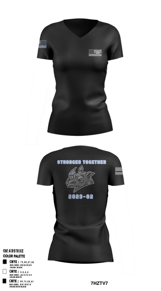 Women's Short Sleeve Vneck Shirt, SDRPA, Police, Teamtime, Team time, sublimation, custom sports apparel, team uniforms, spirit wear, spiritwear, sports uniforms, custom shirts, team store, custom team store, fundraiser sports, apparel fundraiser