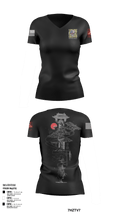 American Gamer 48136507 Women's Short Sleeve V-neck Shirt - 1