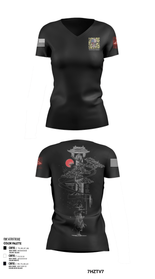 Women's Short Sleeve Vneck Shirt, American Gamer, Army, Teamtime, Team time, sublimation, custom sports apparel, team uniforms, spirit wear, spiritwear, sports uniforms, custom shirts, team store, custom team store, fundraiser sports, apparel fundraiser