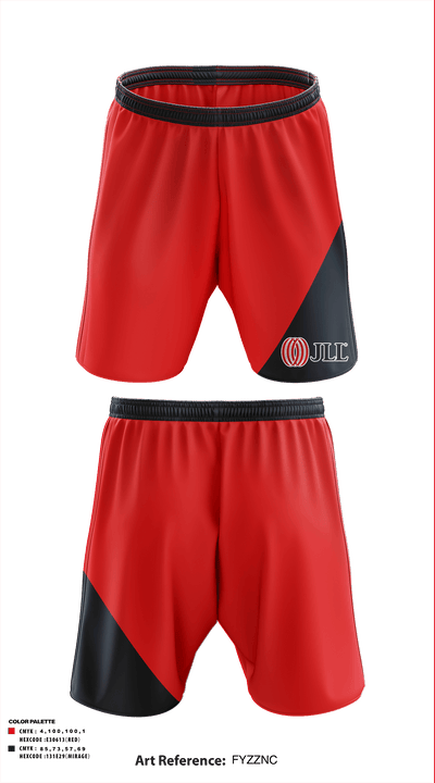 JLL Columbus Pelotonia 947216 Athletic Shorts With Pockets - 1