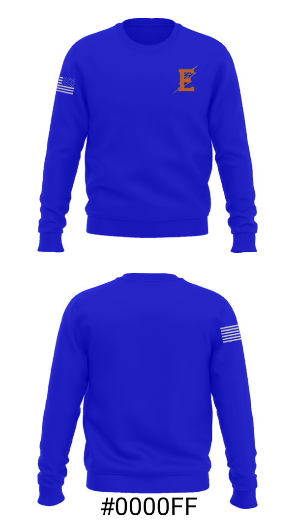 Crew Neck Sweatshirt, Edison High School Basketball, Women's Basketball, Teamtime, Team time, sublimation, custom sports apparel, team uniforms, spirit wear, spiritwear, sports uniforms, custom shirts, team store, custom team store, fundraiser sports, apparel fundraiser