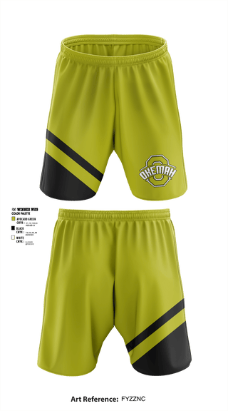 Athletic Shorts With Pockets, Okemah High School, Spirit Store, Teamtime, Team time, sublimation, custom sports apparel, team uniforms, spirit wear, spiritwear, sports uniforms, custom shirts, team store, custom team store, fundraiser sports, apparel fundraiser