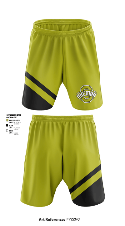 Okemah High School 78633326 Athletic Shorts With Pockets - 1