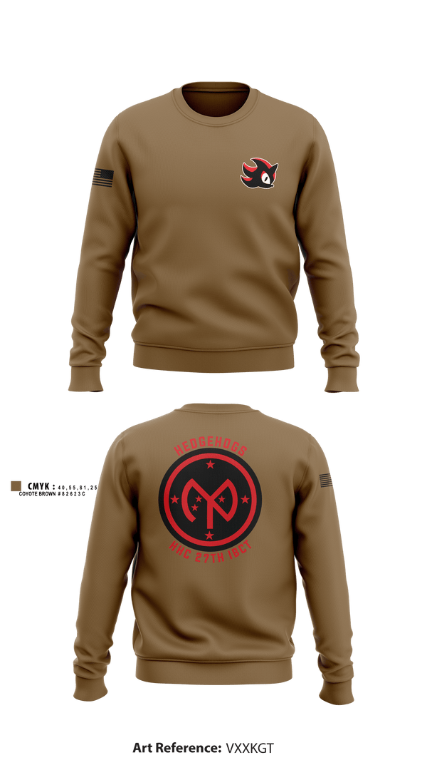 Crew Neck Sweatshirt, HHC 27th IBCT, , Teamtime, Team time, sublimation, custom sports apparel, team uniforms, spirit wear, spiritwear, sports uniforms, custom shirts, team store, custom team store, fundraiser sports, apparel fundraiser