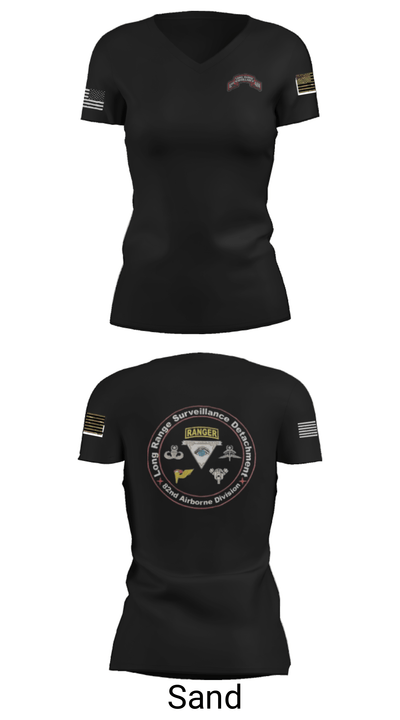 82nd LRSD 20320535 Women's Short Sleeve V-neck Shirt - 24