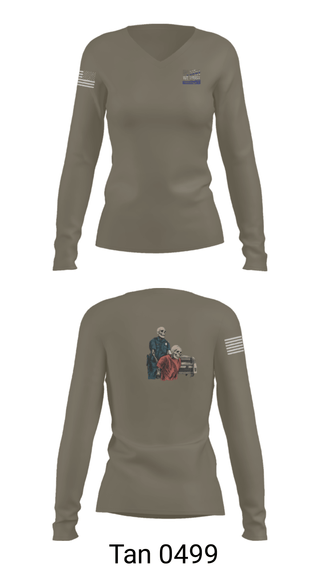 Women's Long Sleeve Vneck Shirt, , Police, Teamtime, Team time, sublimation, custom sports apparel, team uniforms, spirit wear, spiritwear, sports uniforms, custom shirts, team store, custom team store, fundraiser sports, apparel fundraiser