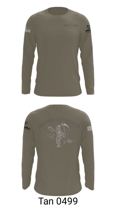 USS Florida Blue FT 52115851 Long Sleeve Performance Shirt - 35