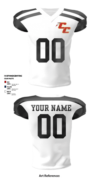 Football Jersey, Copperas Chiefs, Football, Teamtime, Team time, sublimation, custom sports apparel, team uniforms, spirit wear, spiritwear, sports uniforms, custom shirts, team store, custom team store, fundraiser sports, apparel fundraiser