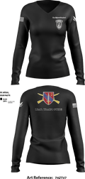 3RD SFAB 57965027 Women's Long Sleeve V-neck Shirt - 5