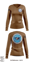 SDC-Cables 96659915 Women's Long Sleeve V-neck Shirt - 3