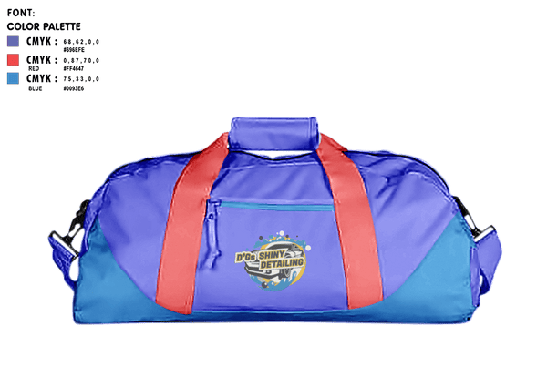 Duffle Bag, DG’s SHINY DETAILING LLC, , Teamtime, Team time, sublimation, custom sports apparel, team uniforms, spirit wear, spiritwear, sports uniforms, custom shirts, team store, custom team store, fundraiser sports, apparel fundraiser